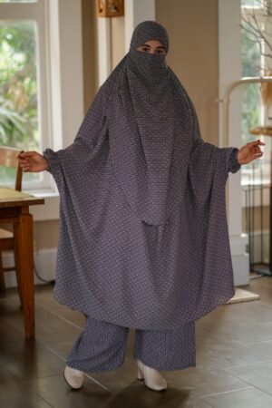 Luxury Mishori Silk Khimar Set C-17